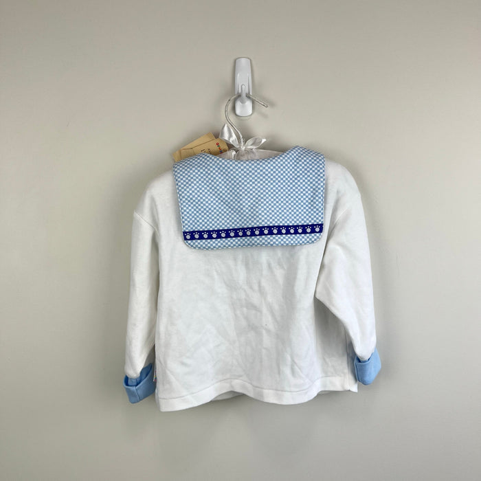 Vintage Gymboree Polar Bear Paw Print Cardigan XS 9-18 Months NWT