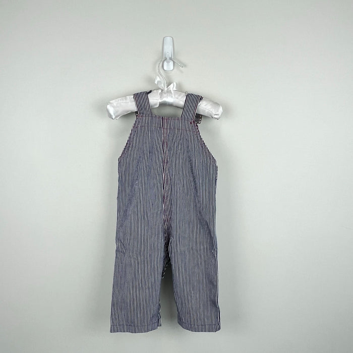 Vintage Healthtex Striped Overalls 9 Months USA