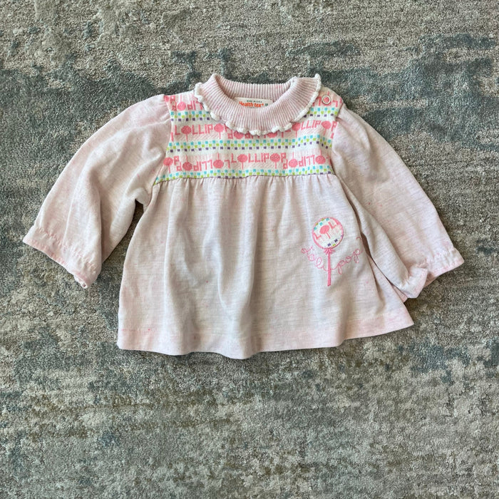 Vintage Healthtex Two Piece Lollipop Outfit 18 Months USA