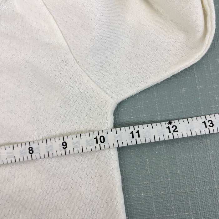 Vintage Healthtex White Eyelet Bow Turtleneck Top 24 Months USA