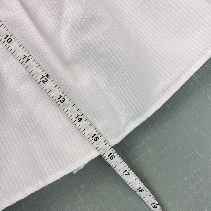 Vintage Healthtex White Seersucker Sailor Bow Dress 12 Months USA