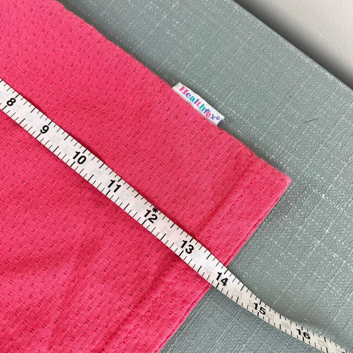 Vintage Heathtex Short Sleeve Pink Fish Pointelle T-Shirt 2T