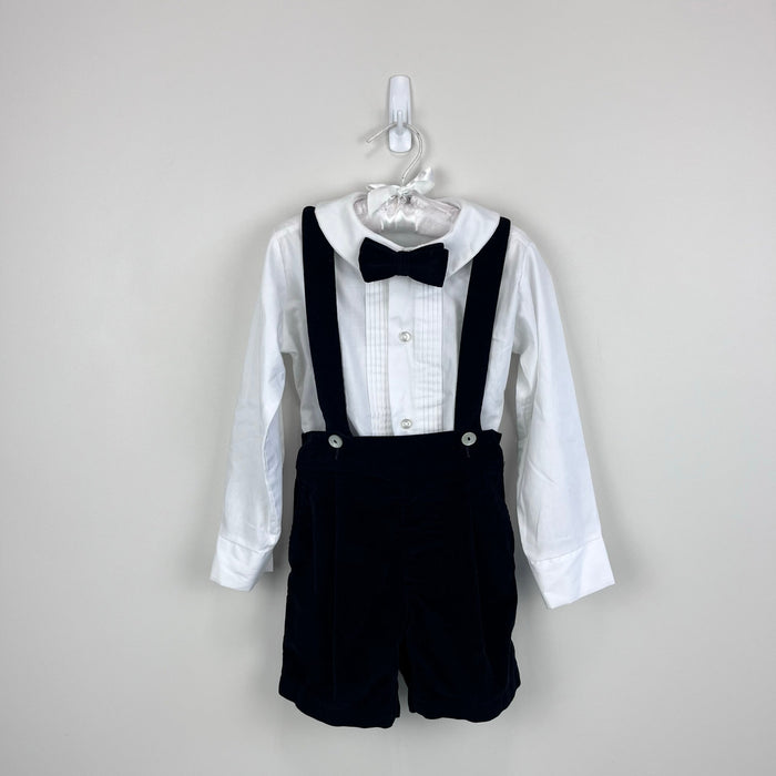 Vintage IMP Originals Black Velvet Suit Set 4T
