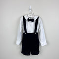 Vintage IMP Originals Black Velvet Suit Set 4T