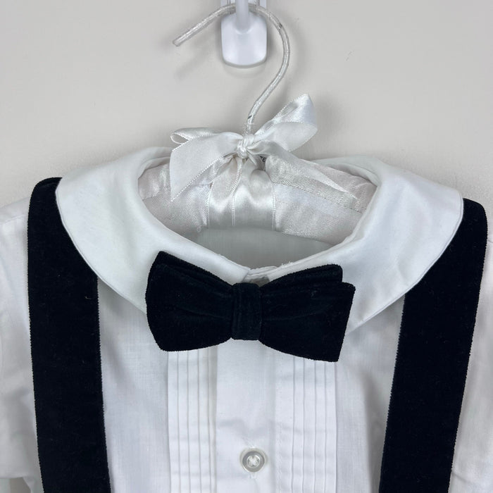 Vintage IMP Originals Black Velvet Suit Set 4T