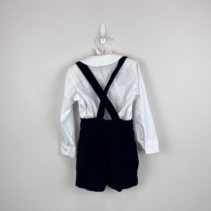 Vintage IMP Originals Black Velvet Suit Set 4T