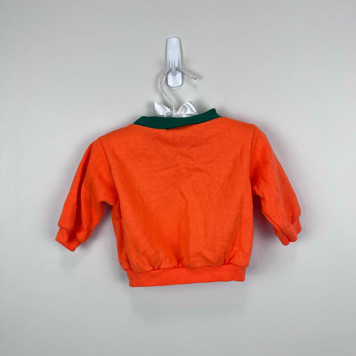 Vintage Jog Togs Halloween Jack-o-Lantern Sweatshirt 6 Months USA