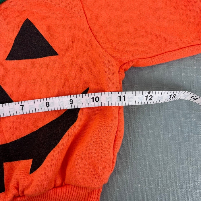 Vintage Jog Togs Halloween Jack-o-Lantern Sweatshirt 6 Months USA