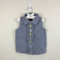 Vintage Kid Zone Ruffle Gingham Plaid Sleeveless Top 4T NWT