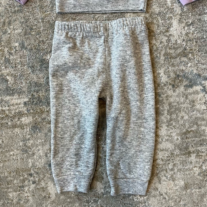 Vintage Kids World Purple Gray Koala Sweatsuit 12 Months