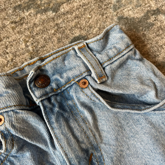 Vintage Levi's 550 Relaxed Fit Slim Orange Tab Jeans 4T