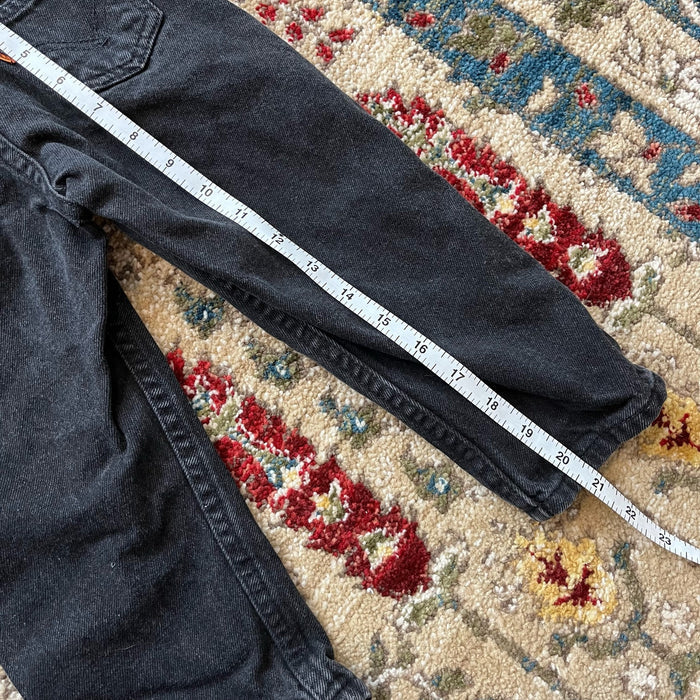 Vintage Levi's 566 Loose Fit Orange Tab Jeans 4T
