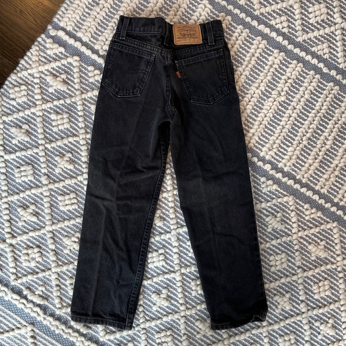 Vintage Levi's Orange Tab Black Jeans 9