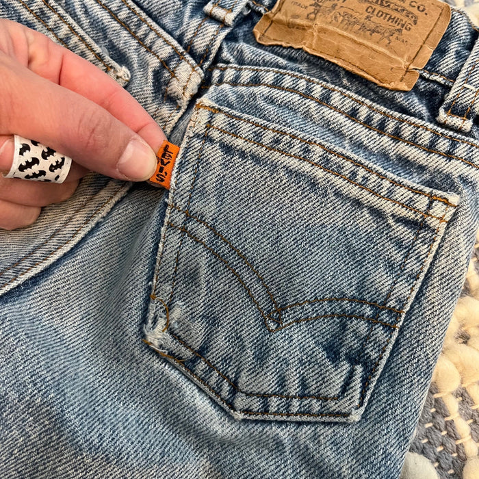 Vintage Levi's Orange Tab Blue Jeans Size 6 USA