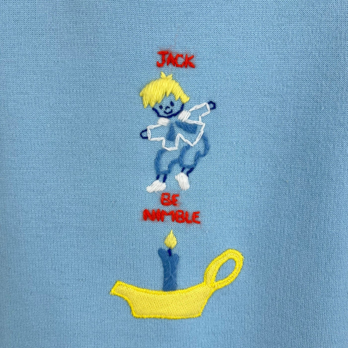 Vintage Little World Jack Be Nimble Knit Romper