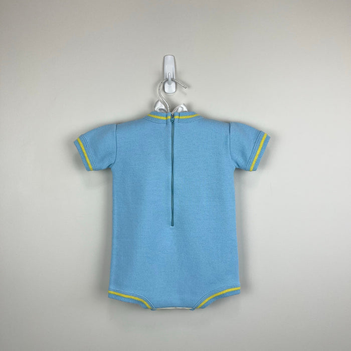 Vintage Little World Jack Be Nimble Knit Romper