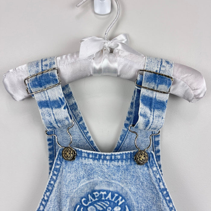 Vintage OshKosh B'gosh Acid Wash Captain OshKosh Shortalls 3T USA