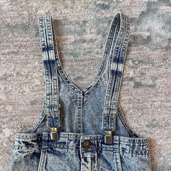 Vintage OshKosh B'gosh Acid Wash Suspender Overalls 4T USA