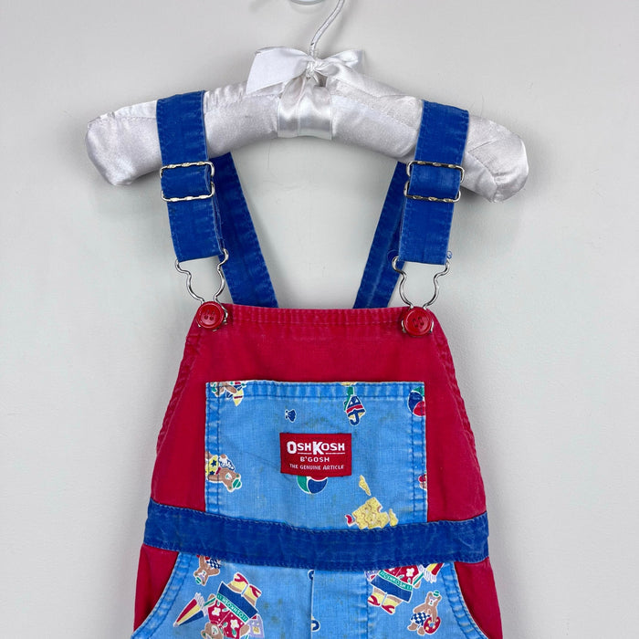 Vintage OshKosh B'gosh Beach Beach Shortalls 4T USA
