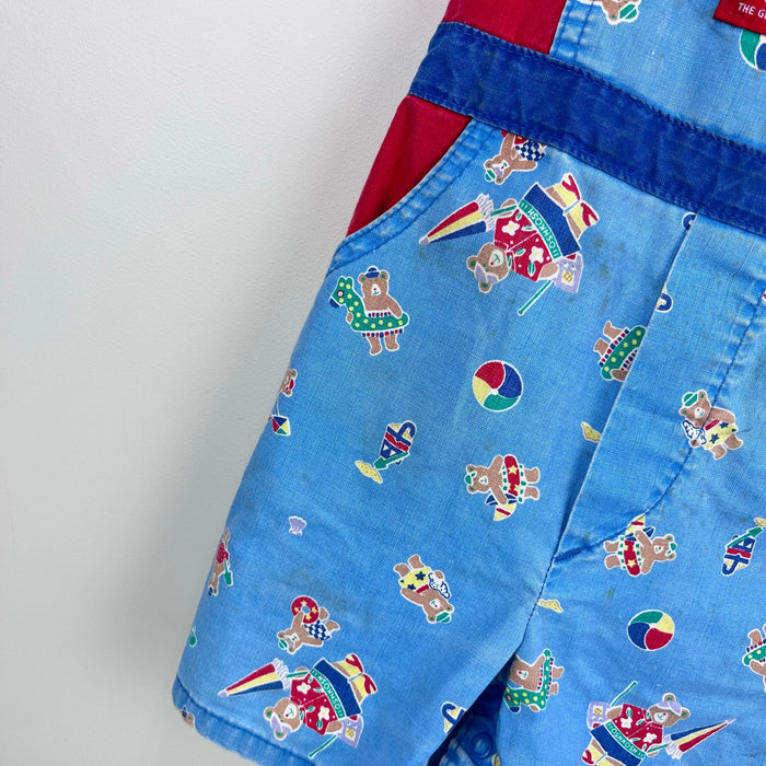 Vintage OshKosh B'gosh Beach Beach Shortalls 4T USA