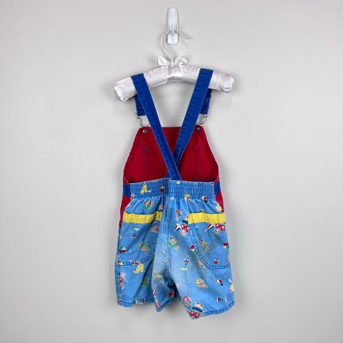 Vintage OshKosh B'gosh Beach Beach Shortalls 4T USA