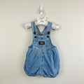 Vintage OshKosh B'gosh Blue Jean Bubble Romper 6-9 Months