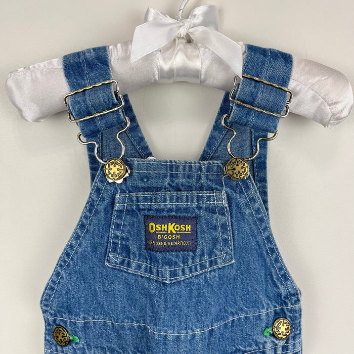 Vintage OshKosh B'gosh Blue Jean Overalls 9 months USA