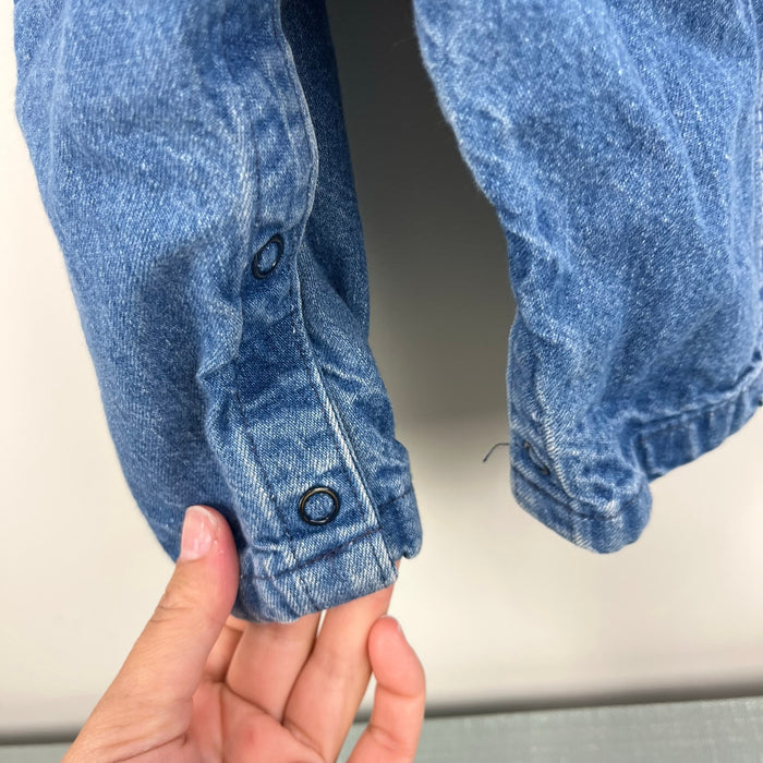 Vintage OshKosh B'gosh Blue Jean Overalls 9 months USA