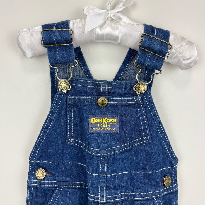 Vintage OshKosh B'gosh Blue Jean Overalls Toddler USA