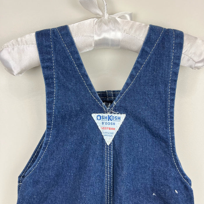Vintage OshKosh B'gosh Blue Jean Overalls Toddler USA