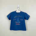 Vintage OshKosh B'gosh Blue Overalls Tee 2T USA