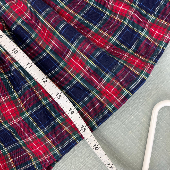 Vintage OshKosh B'gosh Plaid Bow Dress 12 Months