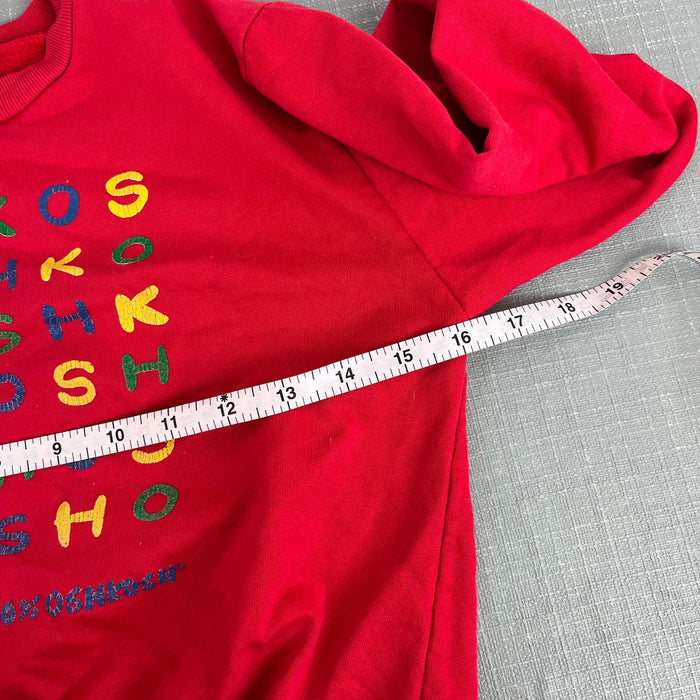 Vintage OshKosh B'gosh Red Logo Sweatshirt 7 USA