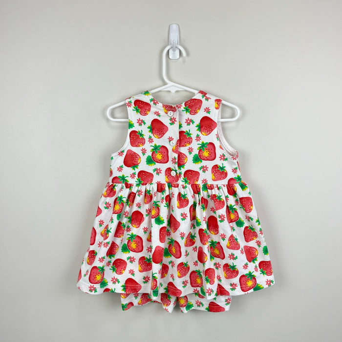 Vintage OshKosh B'gosh Strawberry Romper 4T USA