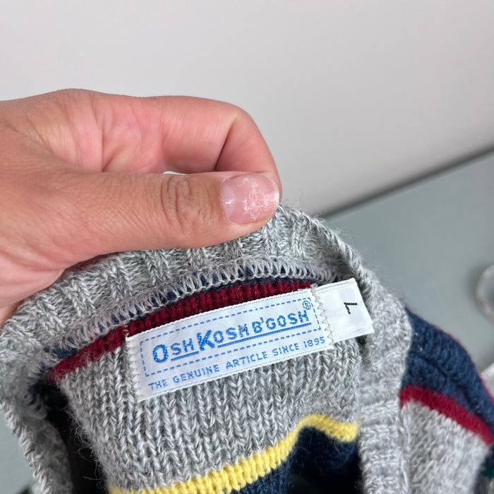 Vintage OshKosh B'gosh Striped Sweater 7 USA
