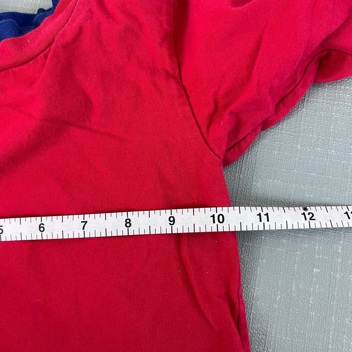 Vintage OshKosh B'gosh Team Sports Bear Long Sleeve Red T-Shirt 6-9 Months USA