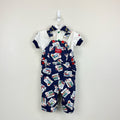 Vintage OshKosh B'gosh Worldwide Traveler Overalls Set 3-6 Months USA