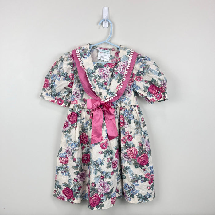 Vintage Rare Editions Floral Party Dress 6 USA