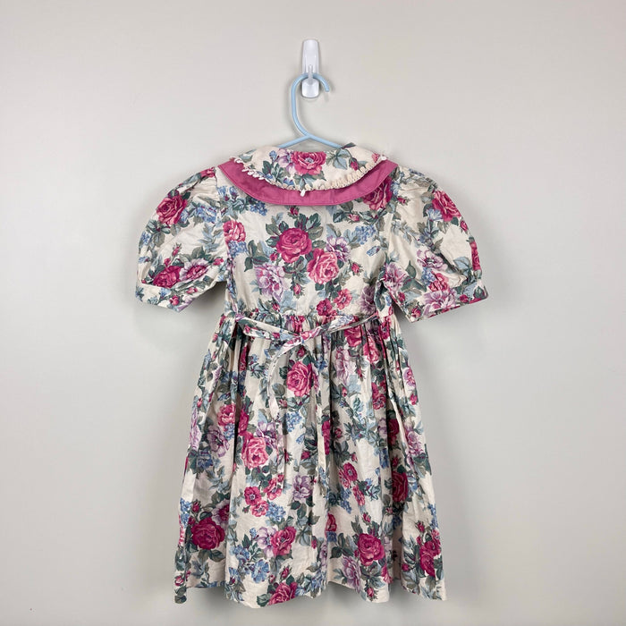 Vintage Rare Editions Floral Party Dress 6 USA