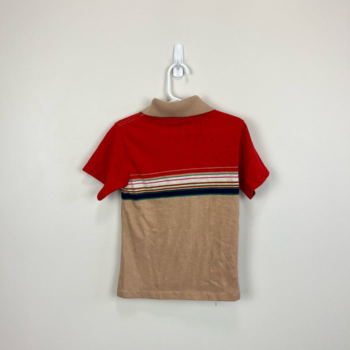 Vintage Red & Ran Short Sleeve Polo Shirt
