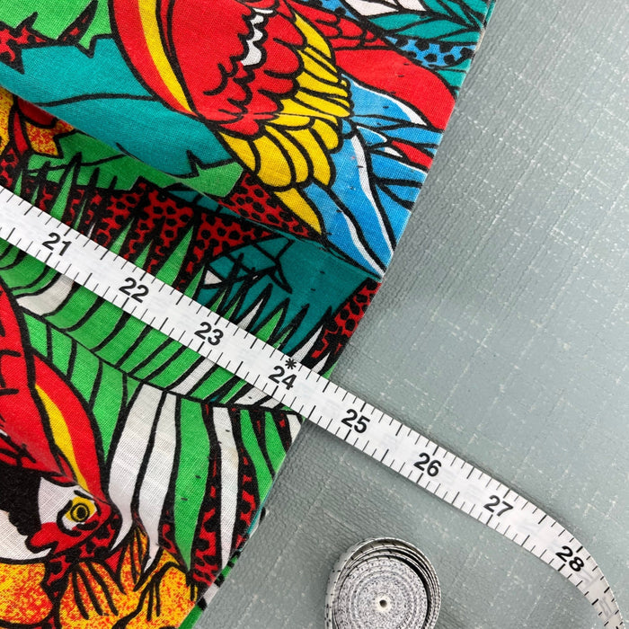 Vintage Ronnie Togs Tropical Bird Tank Dress 8 USA