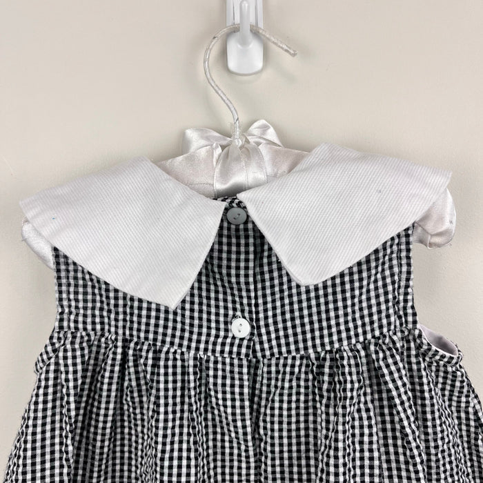 Vintage Samara Seersucker Bumblebee Flower Dress 24 Months