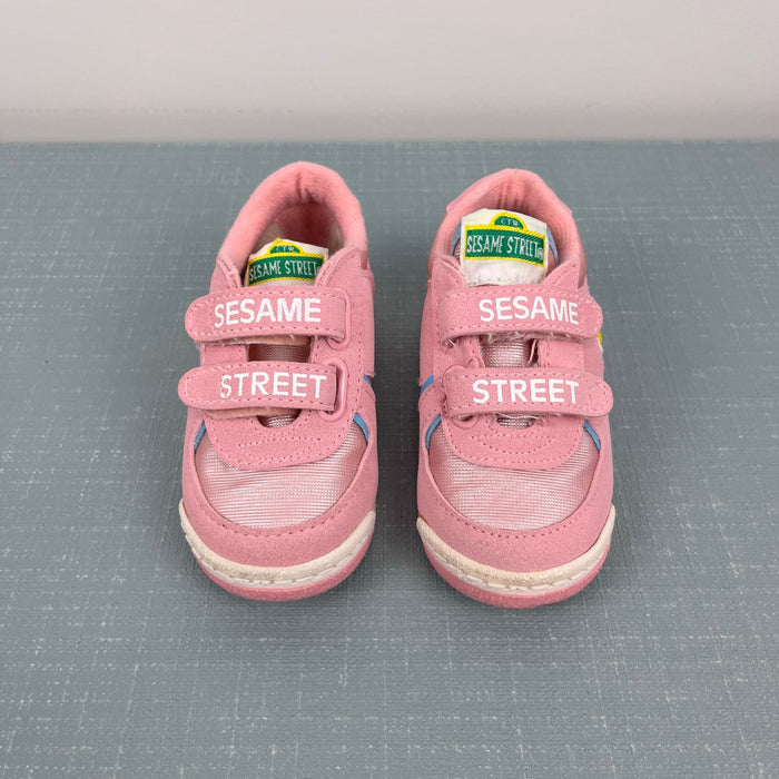 Vintage Sesame Street Pink Big Bird Sneakers 5 NWOT