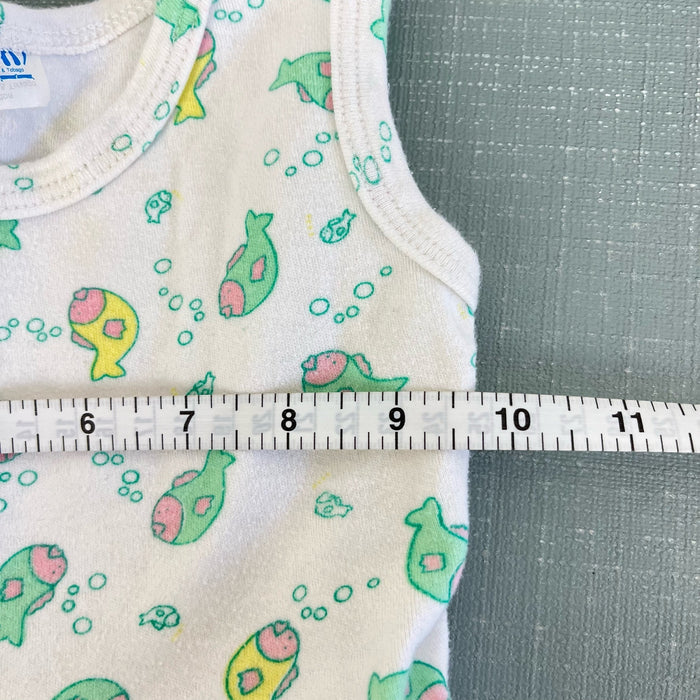 Vintage Sleeveless Tank Top Fish Dress