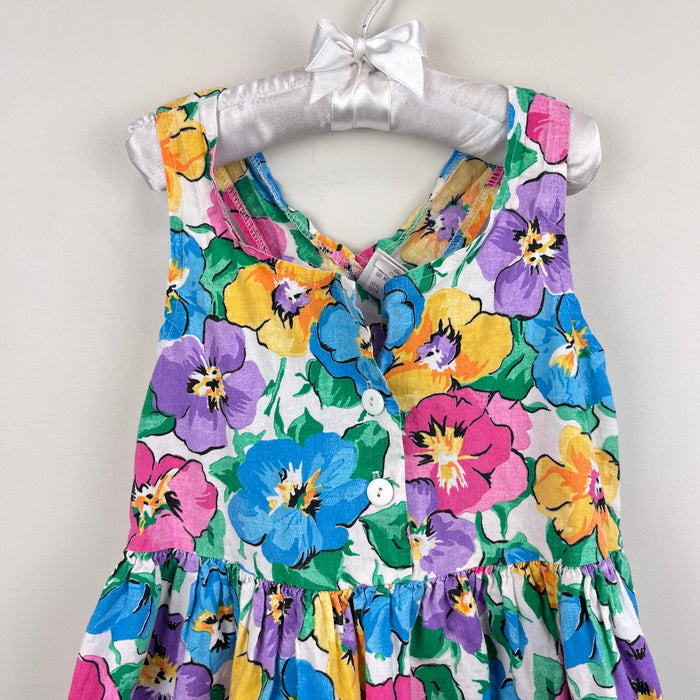 Vintage SWAT Floral Dress 8 USA