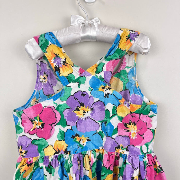 Vintage SWAT Floral Dress 8 USA