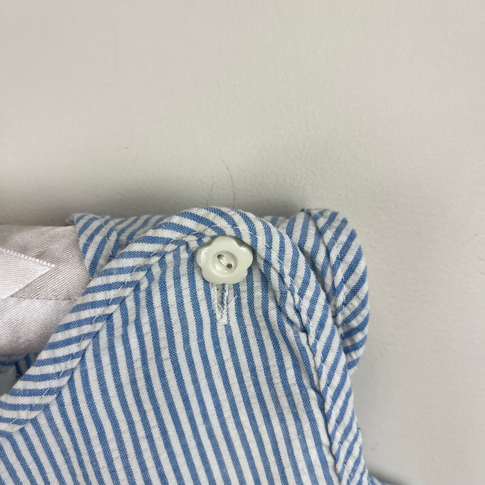 Vintage Tiny Tots Original Seersucker Ruffle Dress Set 4T