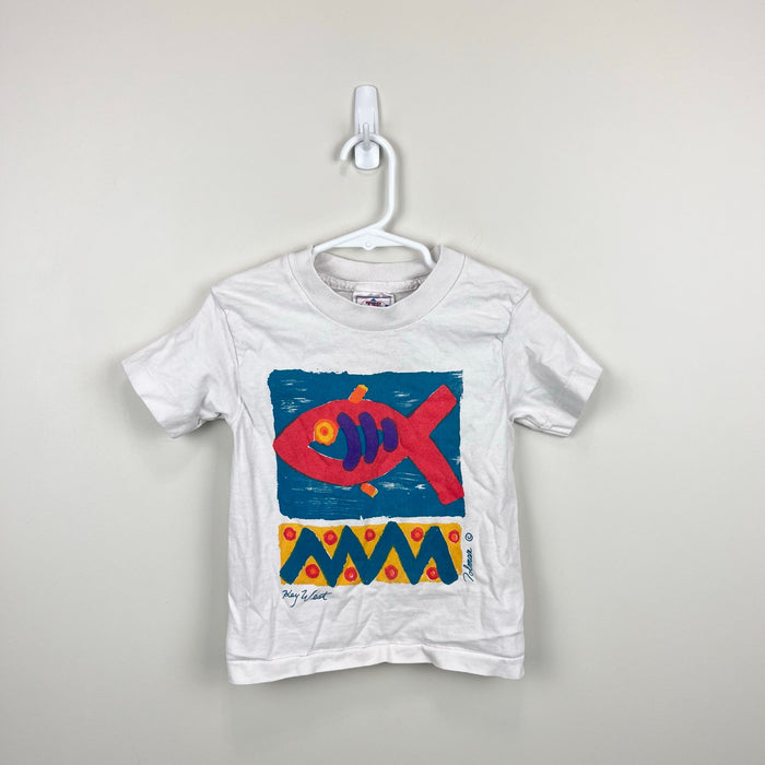 Vintage TSF Sportswear Key West Fish T-Shirt 2-4 USA