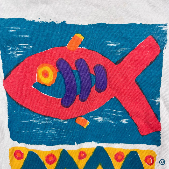 Vintage TSF Sportswear Key West Fish T-Shirt 2-4 USA
