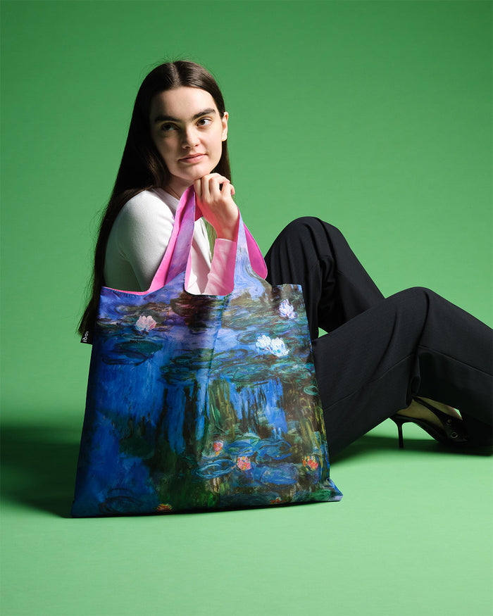 Water Lilies by CLAUDE MONET Recycled Bag | LOQI | Recycled Bag